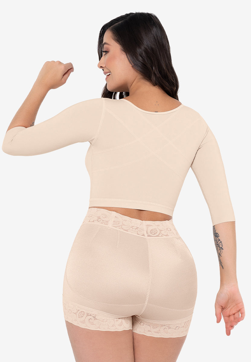 Brasier con mangas en lycra | FPE001