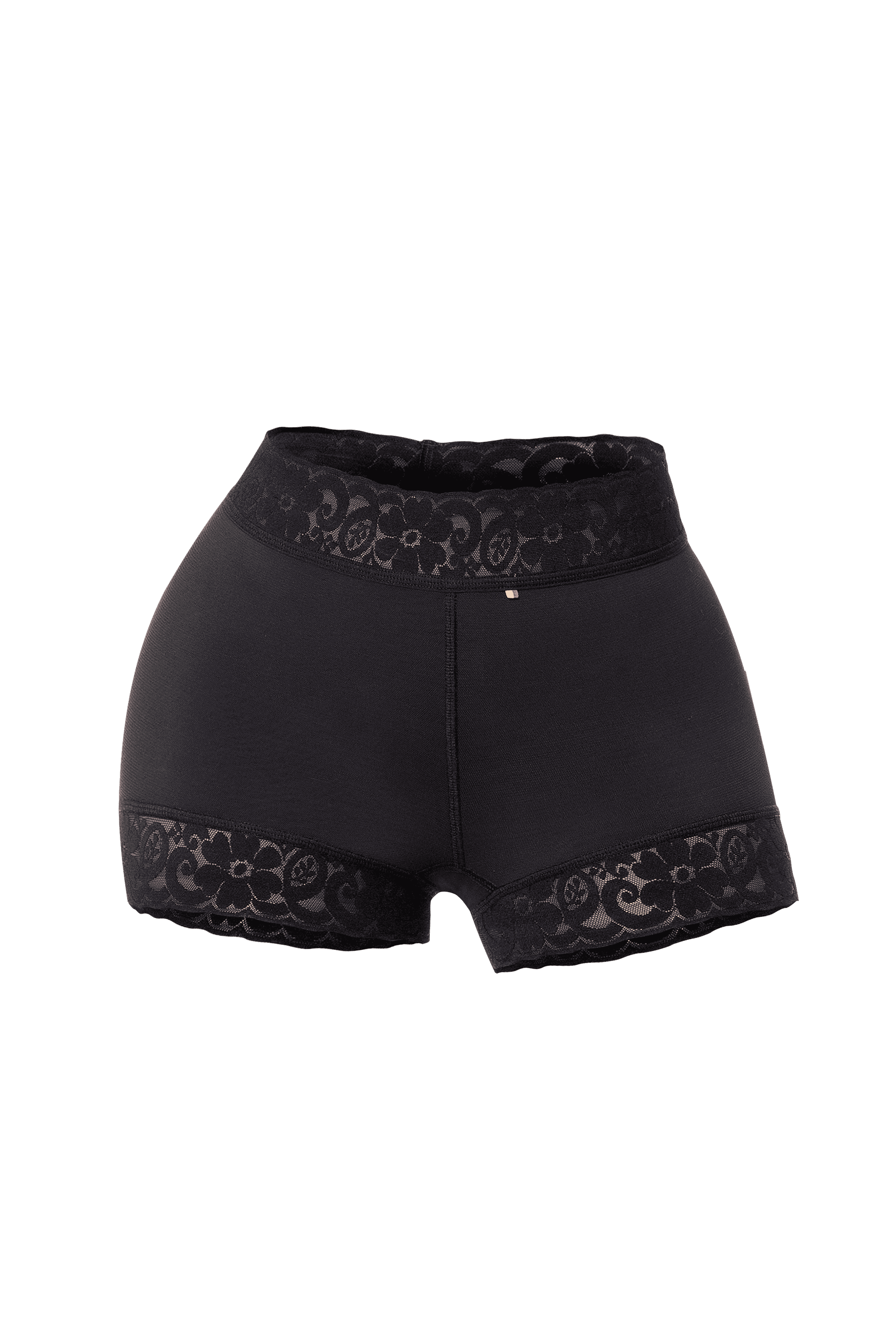 Short Alessia extracorto con realce Negro