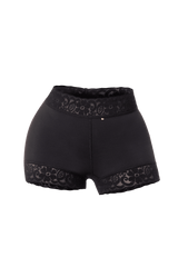 Short Alessia extracorto con realce Negro