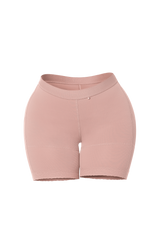 Short allegra a la cintura media pierna con realce Cocoa