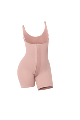 Faja Isabela con broche  media pierna Cocoa
